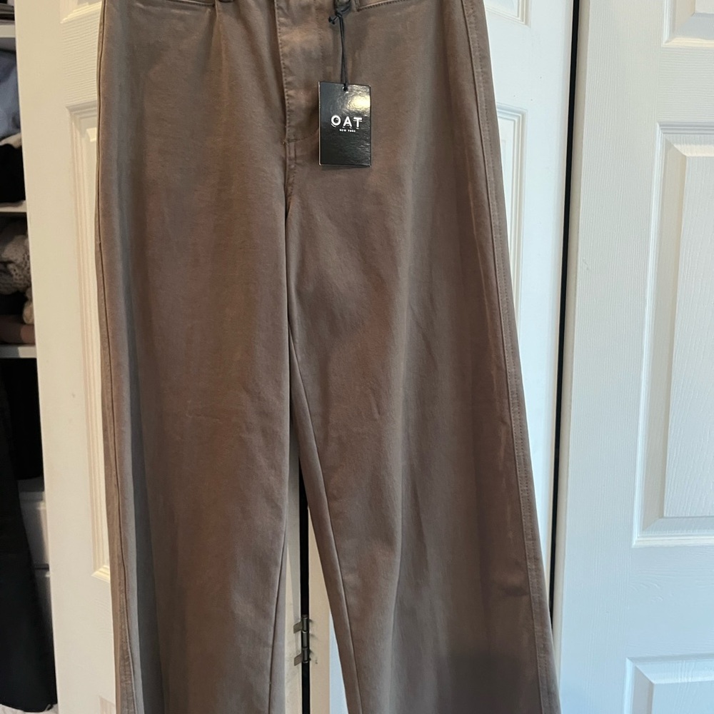 Oat New York Brown Boot Cut Flare Pants